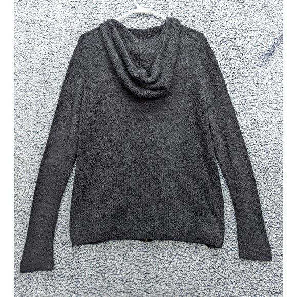 Barefoot Dreams Cozychic Lite Full Zip Hoodie Size L Black - Picture 2 of 11